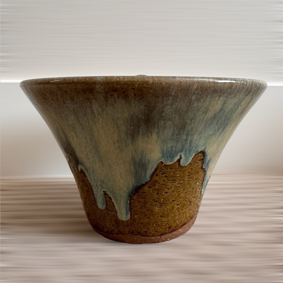 Other - Japanese Ceramic: Mizusashi by Fukumori, Tsukidou Karatsu-yaki Suehiro Water Jar